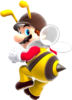 Bee Mario artwork for Super Mario Galaxy
