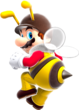 Bee Mario artwork for Super Mario Galaxy