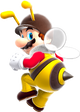 Artwork of Bee Mario for Super Mario Galaxy (Reused in Super Mario Galaxy 2 and Super Mario Galaxy + Super Mario Galaxy 2)
