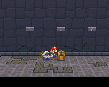 Last treasure chest in Hooktail Castle of Paper Mario: The Thousand-Year Door.