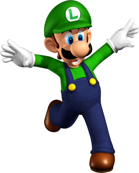 File:Luigi Artwork - Super Mario 64 DS.png