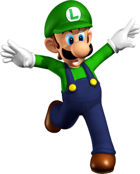 File:Luigi Artwork - Super Mario 64 DS.png