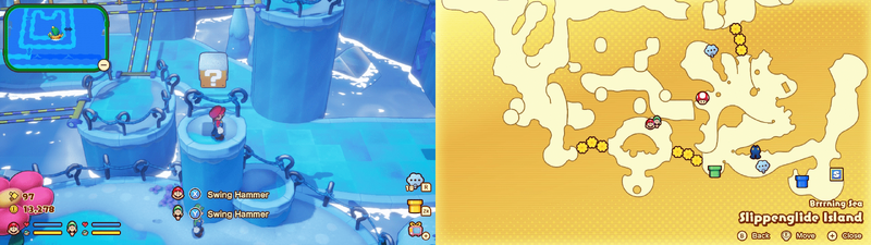 28th block in Slippenglide Island from Mario & Luigi: Brothership