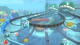 View of the underwater section of Wii Koopa Cape