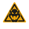 A sticker from Mario Kart World