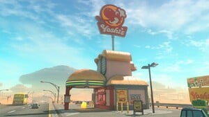 The Yoshi's Drive-Thru near Mario Bros. Circuit