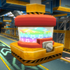 A crusher in Mario Kart Wii
