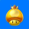 Golden Mushroom card from Mario Kart 8 Deluxe Online Memory Match-Up Game