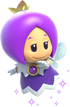 Artwork of the Purple Sprixie Princess from Super Mario 3D World.