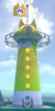 A completed lighthouse in Super Mario 3D World + Bowser's Fury