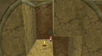 Mario on the Millstone Planet in the Clockwork Ruins Galaxy