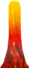 Rendered model of the lava geyser obstacle in Super Mario Galaxy.