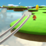 Squared screenshot of a track in Super Mario Galaxy.