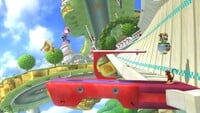 Screenshot of Mario Circuit in Super Smash Bros. for Wii U