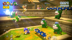 Screenshot of Super Mario 3D World.