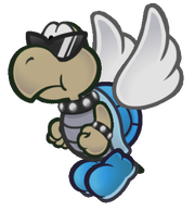 Sprite of a Shady Paratroopa from Paper Mario: The Thousand-Year Door (Nintendo Switch)