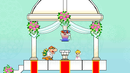Count Bleck marrying Bowser and Princess Peach, in the prologue of Super Paper Mario.