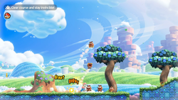 Welcome to the Flower Kingdom! (Clear course and stay invincible!) from Super Mario Bros. Wonder – Nintendo Switch 2 Edition + Meetup in Bellabel Park