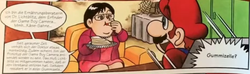 Marioso in the Club Nintendo comic "Das Vermächtnis des Dr. Lichtblitz"