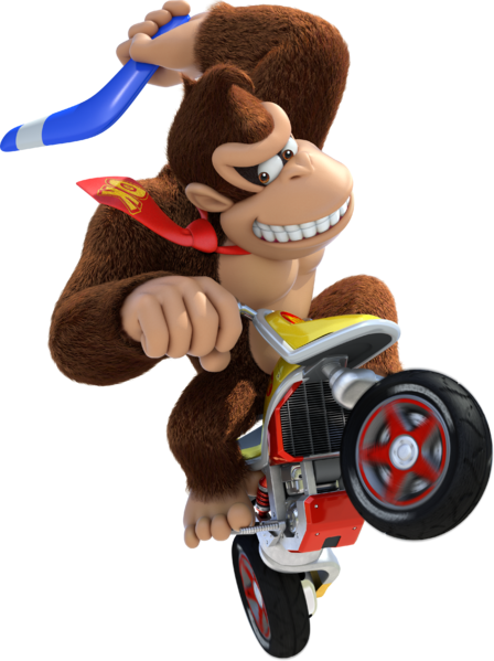 File:Donkey Kong Artwork - Mario Kart 8.png