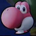 Pink Yoshi's icon in Mario Tennis Fever