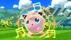 Jigglypuff uses Sing in Super Smash Bros. for Wii U.