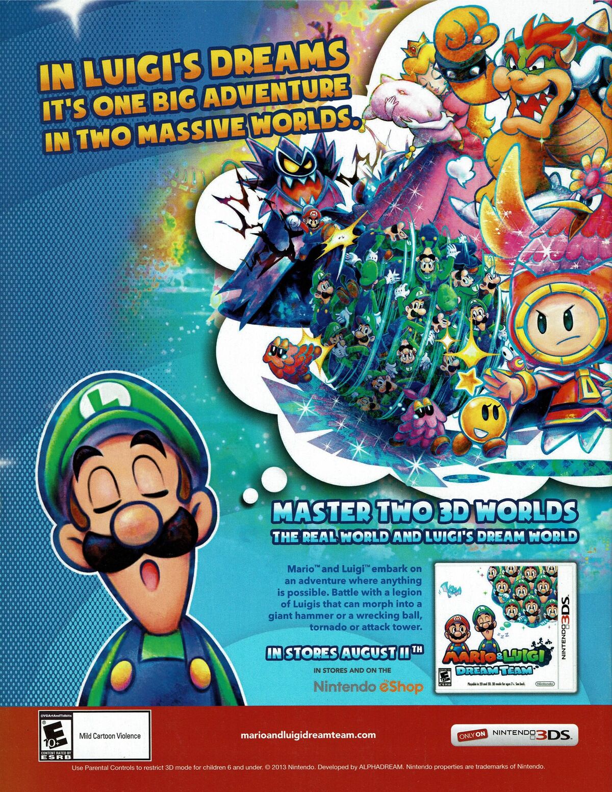 File:M&LDT Print Ad.jpg - Super Mario Wiki, the Mario encyclopedia