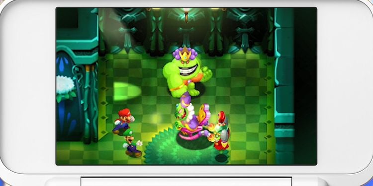 A frame of the video shown with the sixth question in Mario & Luigi: Superstar Saga + Bowser’s Minions Trivia
