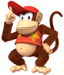 Artwork of Diddy Kong from Mario & Sonic at the Rio 2016 Olympic Games