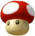 Artwork of a Mushroom in Mario Kart: Double Dash!! (also used for Mario Kart DS)