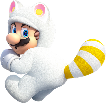 White Tanooki Mario - Super Mario Wiki, the Mario encyclopedia