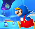 The course icon of the R variant with Penguin Mario