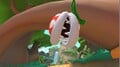 A Piranha Plant hanging of a tree