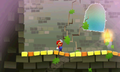 Mario having entered Dreamy Pi'illo Castle.