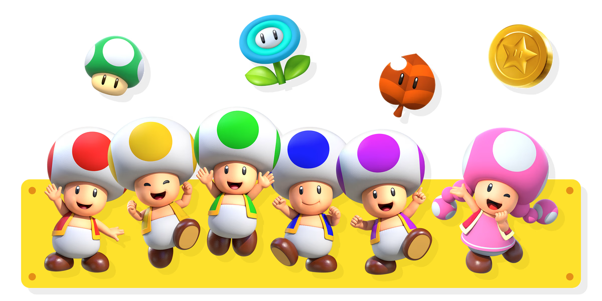 File:MNS Toads Artwork.png - Super Mario Wiki, the Mario encyclopedia