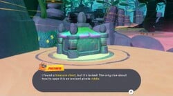 The treasure chest in the Treasure Hunter Spark Quest in Mario + Rabbids Sparks of Hope