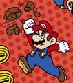 Mario breaking a Brick Block