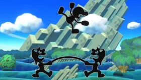 Mr. Game & Watch's Fire in Super Smash Bros. for Wii U