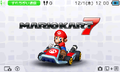 "Mario Kart 7 (HOME Menu)" (Japanese)