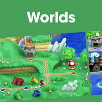 Cover image for the Worlds playlist for Super Mario Bros. 3 on Nintendo Music.