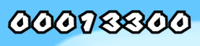 The score bar in New Super Mario Bros. Wii.