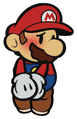 Animated sprite of Mario with the self-conscious status effect