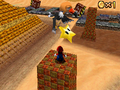 Klepto in Super Mario 64 (left) and Super Mario 64 DS (right).