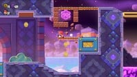 The third 10-flower coin in Badge Challenge Crouching High Jump II in Super Mario Bros. Wonder