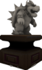 Rendered model of a Bowser Statue in Super Mario Galaxy.