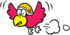 Character artwork of a Chicken from Super Mario Land.