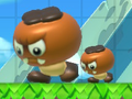 A Hefty Goombrat in the New Super Mario Bros. U style in Super Mario Maker 2