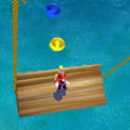 Screenshot of a swing from Super Mario Sunshine.