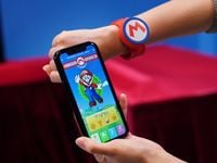 The smartphone app for Super Nintendo World