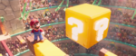 Mario looks at a ? Block...